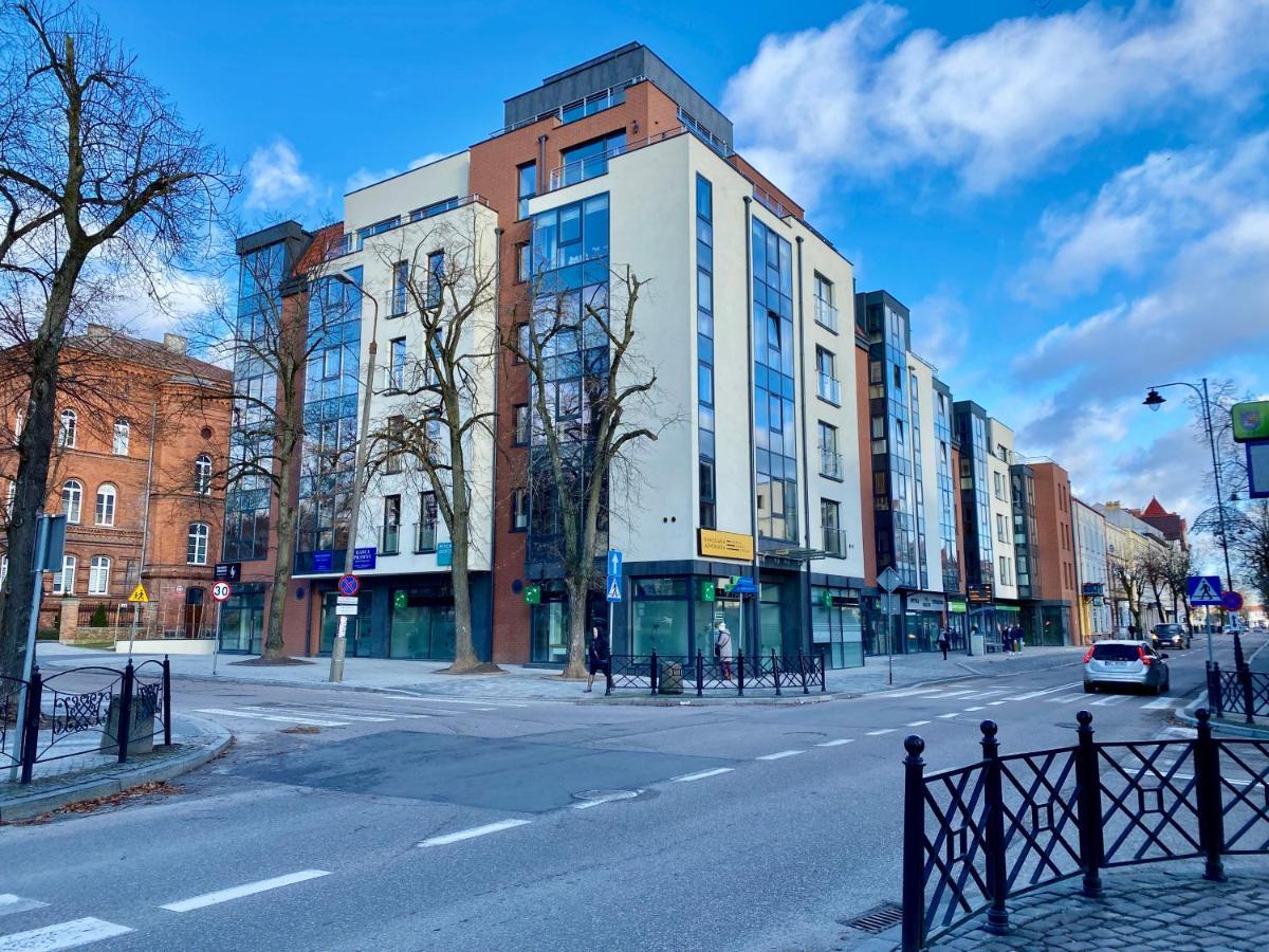 Apartament Pocztovia - Scisle Centrum, Prywatny Parking Ełk Dış mekan fotoğraf